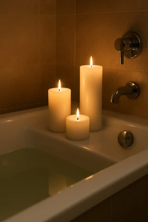 סט משלושה נרות